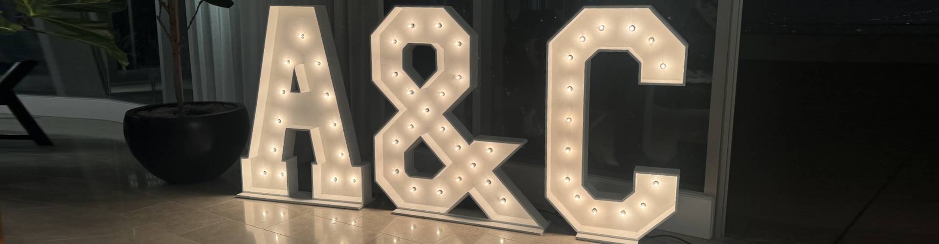 Discover the striking impact of marquee letters and numbers for events.